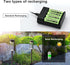Rechargeable AA Batteries, High Capacity 1.2V Ni-MH Double A Solar Batteries for Outdoor Lights, 12 Pack (AA-1000mAh)