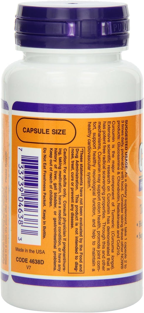 Curcumin, 60 VegiCaps, Pack of 2