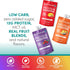 Designer Wellness Protein Smoothie, Real Fruit, 12g Protein, Low Carb, Gluten-Free, Variety Pack, 12 Count