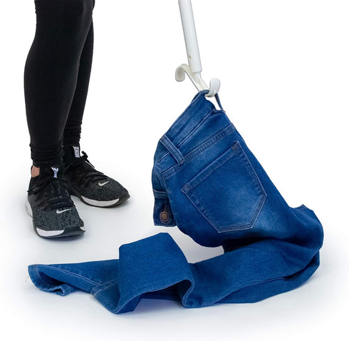RMS 35.5 Inch Extra Long Dressing Stick Aid for Shoes, Socks, Shirts, Pants with Travel Bag