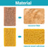 10PCS Natural Sponges for Dishes, Biodegradable Eco Friendly Non-Scratch Kitchen Cleaning Sponges