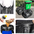 YIHUANYIFA 100 Counts 8-10 2 (8-10Gallon) Ultra Strong Gallon Black Trash Bags Mils Multi-Use Bin Liners Food Scrap
