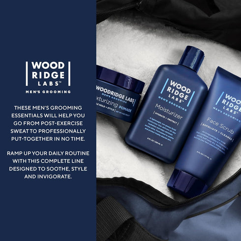 Men's Grooming Caffeine & Charcoal Daily Face Scrub, 6 oz - Exfoliate, Moisturize & Cleanse