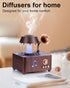 Kaaeiccr 250ml 7 Essential Oil Diffuser, Humidifiers For Bedroom, Cool Mist Rain Diffuser, Colors LED Ambient Light