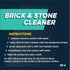 Rutland 16 oz Brick and Stone Cleaner for Fireplace, Non-Abrasive