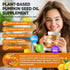 Gummies 60 Pumpkin Seed Oil with Saw Palmetto, Pumpkin Seed Oil Extract for Hair Growth & Prostate Health, Cold-Pressed