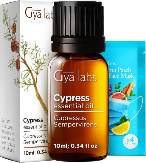 Set Set 2x0.34 oz Cypress Essential Oil for Diffuser & Juniper Berry Essential Oil for Diffuser - Aromatherapy Grade