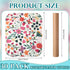 30 Pack Reusable Paper Towels - Washable Paperless Cloth Cotton Towels with Cardboard for Kitchen Bathroom