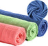 Nuanchu 20 Pieces Extra Large Microfiber Cleaning Cloth Rags - 20 x 28 Inch Washable Microfiber Towels for Home