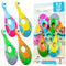 Kids Toothbrush 4 Pack Toddler Soft Bristles Child Sized Brush Heads for Ages 3-10 Multi-Color Set