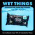 DUDE Wipes Flushable Wipes, 3 Pack of 144 Unscented Extra-Large Adult Wet Wipes with Vitamin-E & Aloe