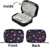 Travel Pill Organizer Bag Weekly Pill Organizer Case Moon Sun Stars Portable Small Daily Pill Boxes for Vitamin Fish