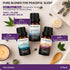 Set 3-Pack 10ml Brookstone Essential Oil Blends Sleep Collection | Organic Essential Oil for Aromatherapy Diffuser