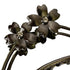 TANG SONG 4PCS Double Flower Shaped Metal Hair Claw Clips - Hair Catch Barrette Jaw Clamp for Women