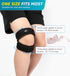 HiRui Dual Patella Knee Straps, Knee Brace Patella Stabilizer for Pain Relief, Adjustable for Running & Jumping