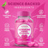 Nutravia Gummies Gummies (60 Gummies) Hormone Balance For Women + PMS Relief Supplement - Supports Mood Swings, Clear