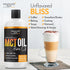 Intentionally Bare Pure C8 MCT Oil Organic - Brain Octane C8 MCT Oil for Keto and Vegan Diet