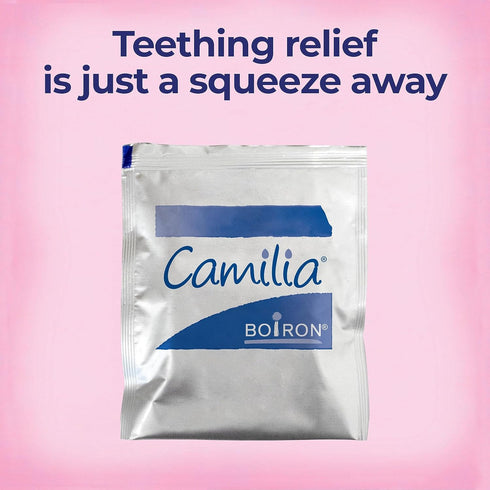 Boiron Camilia Teething Drops, 15 Count for Daytime and Nighttime Relief of Painful Gums in Babies