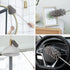 Tukuos Microfiber Duster for Cleaning, Hand Washable with 2pcs Replaceable Heads, Extendable Pole for Home Use