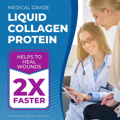 Berry Sugar Free Liquid Protein Shot - 16oz Anti Aging, Boosts Immunity, Trusted by 4,000+ Medical Facilities