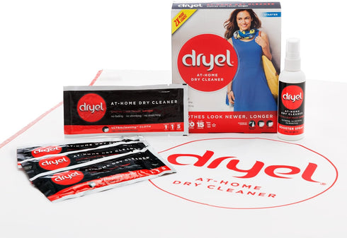 dryel At-Home Dry Cleaner Starter Kit, Gentle Laundry Care for Special Fabrics, 4 Load Capacity