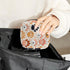 RODAILYCAY Cat Dog Animals Paw Menstrual Pad Purse for School, Tampons Collect Pouch for Women Girls, Soft Sanitary