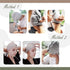 myHomeBody Hair Towel Wrap, Luxury Quick Drying Turban, Ultra Soft Charcoal Fiber Cap (Gray)