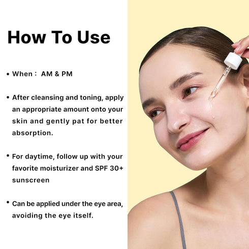 5% Tranexamic Acid Serum with 5% Niacinamide, Dark Spot Correcting Serum for Hyperpigmentation, 1Fl Oz