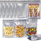 4"x 6" 30 Packs Mylar Bags for Food Storage, Reusable Bags with Window for Long Term Storage