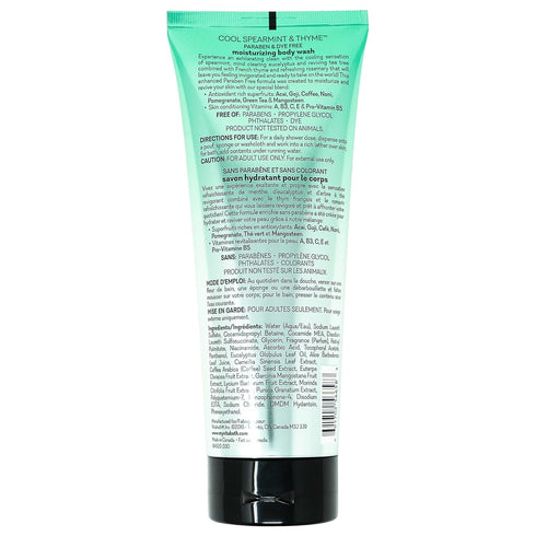 Vitabath Body Wash, Cool Spearmint & Thyme, 10 Fluid Ounce