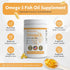 NUTRASAN 3 2640mg 30 3 60 Omega Fish Oil Supplement - Servings EPA + DHA Omega for Women & Men - Supports Heart, Brain