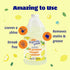 Originally Yellow All-Purpose Cleaning Vinegar for Home Floor Cleaning Solution with Distilled Vinegar | Infused with Organic Lemon | Plant-Based House Cleaning Supplies, 64 Fl Oz (2-Pack)