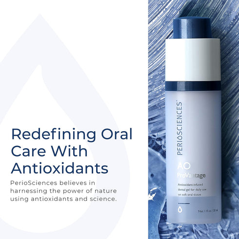 PerioSciences AO ProVantage Dental Gel with Antioxidants, Oral Gum Gel for Gum Health, 1 fl. Oz / 30ml