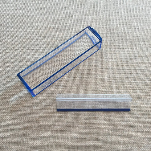 6 inch 5X Blue Raised Domed Bar Magnifier with Reading Tracking Line Optical Tool Bar Magnifying Glass