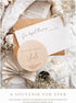 Joli Coon Pregnancy announcement wooden card - You're going to be an uncle with pocketfold envelope and seal sticker