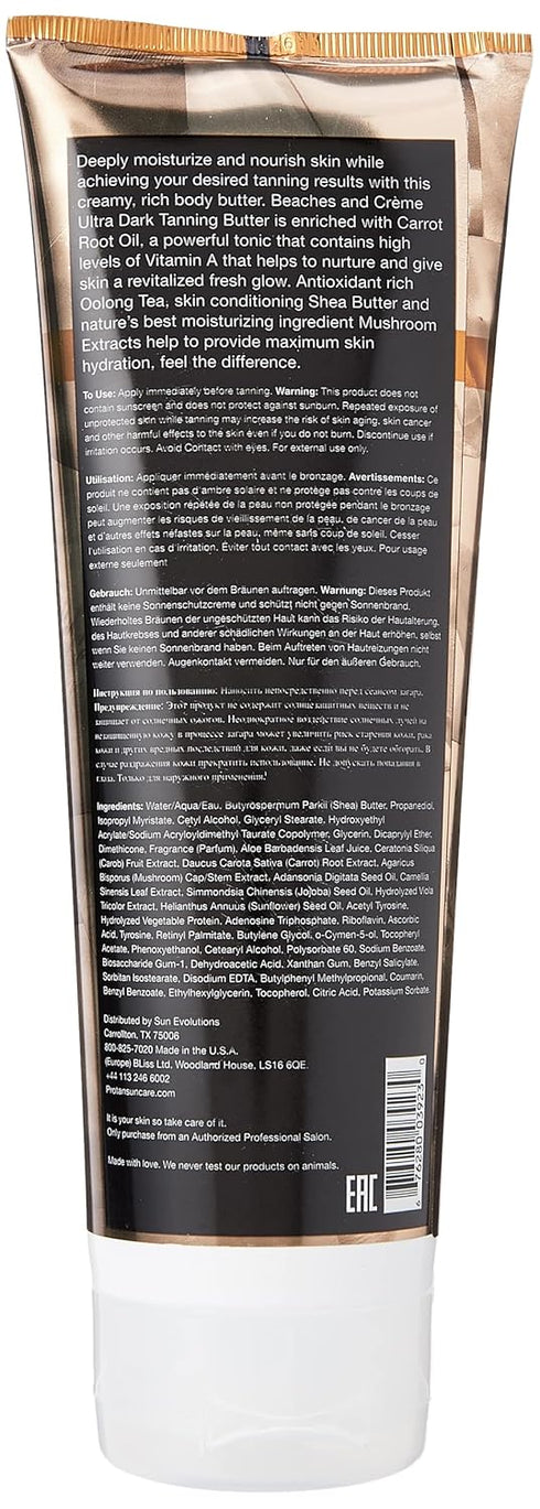 ProTan BEACHES and CREME Tanning Lotion Butter, 8.5 oz Indoor Tanning Lotion