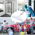 10'' Shower Squeegee for Bathroom Glass Doors and Mirrors, Clear Plastic Water Wiper for Car Windshield Cleaning