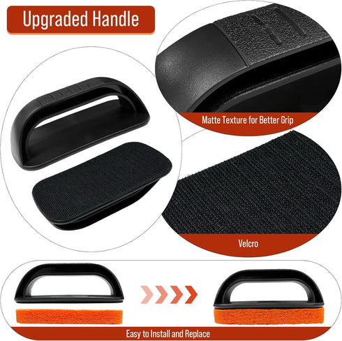 6-Piece Griddle Cleaning Kit for Blackstone, Flat Top Grill Cleaning Kit, Non-Scratch Scouring Pads, 5 Scrubber Pads