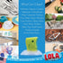 Lola Products Scrub N’ Wipe Boss, Non-Scratch Scrubbing, 2-Sided Sponge, 9 Pack, Made in USA, Remove Debris, Firm in