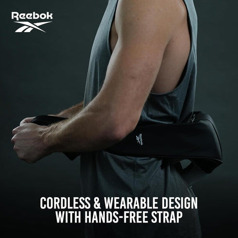 Reebok - Trapezius Kneading Massager, Neck and Shoulder Massager for Targeted Muscle Relief and Relaxation (Black)