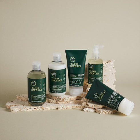 Tea Tree Lemon Sage Thickening Spray - Builds Body and Boosts Volume for Fine Hair