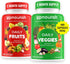 UpNourish Organic Fruits and Veggies Supplement, 480 Capsules for Diet Balance and Energy