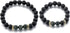 MYSTIQS Lava Rock & Chakra Beaded Stone Bracelet Essential Oil Diffuser for Aromatherapy