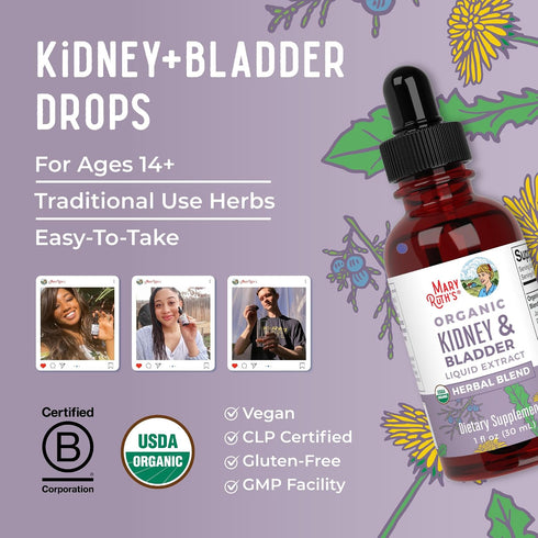 Horsetail 1 Oz MARYRUTH'S Organics Herbal Supplement Drops | Support Renal & Urinary Systems | Juniper Berry | Cleavers