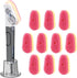 Soap Dispensing Replacement Dish Brush Storage Set with 10 PCS Sponge Refills