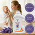 Pure Botanix 68 Oz 66 Lavender Plant-Based Hypoallergenic Laundry Detergent, Gentle & Non-Toxic Soap for Sensitive