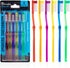 Extra Firm Toothbrush Set for Adults, Travel Toothbrush Kit, Hard Multicolor Denture Brush, Large Head, Manual Hard