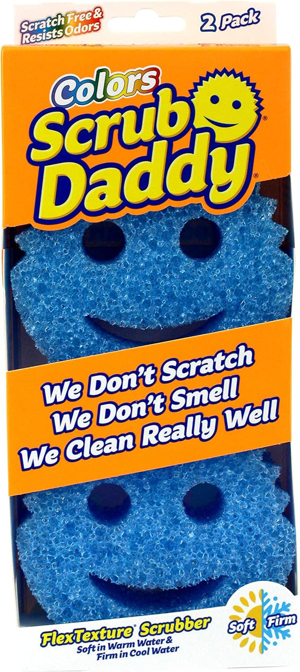 Scrub Daddy Colors Kitchen Sponges, Dish Sponges for Washing Up, Texture Changing