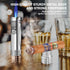 Cigar Lighter, Cigar Punch, Cigar Draw Enhancer, Cigar Holder, All-in-one Refillable Butane Torch Lighter (Gas Not
