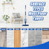 4 Pieces Microfiber Cleaning Pads Compatible with Bona Mop: Reusable 18 Inch Mop Replacement Pads for Floor Cleaning